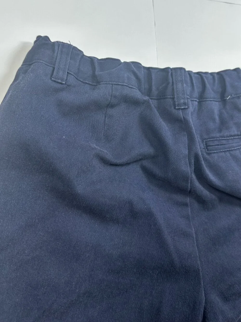 French Toast Flat‎ Front Pants Boys Size 18 Dark Navy Blue, Pre-Owned